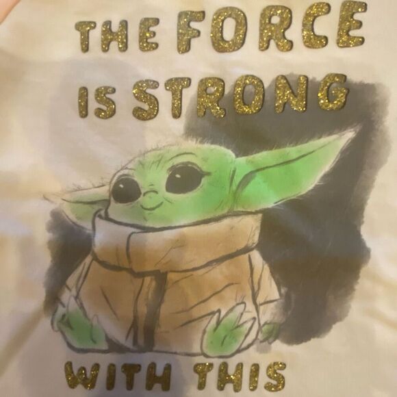 Star Wars The Child Bundle 3 Piece Long Sleeve Hoodie w shorts 4T Short Sleeve T - Picture 13 of 16